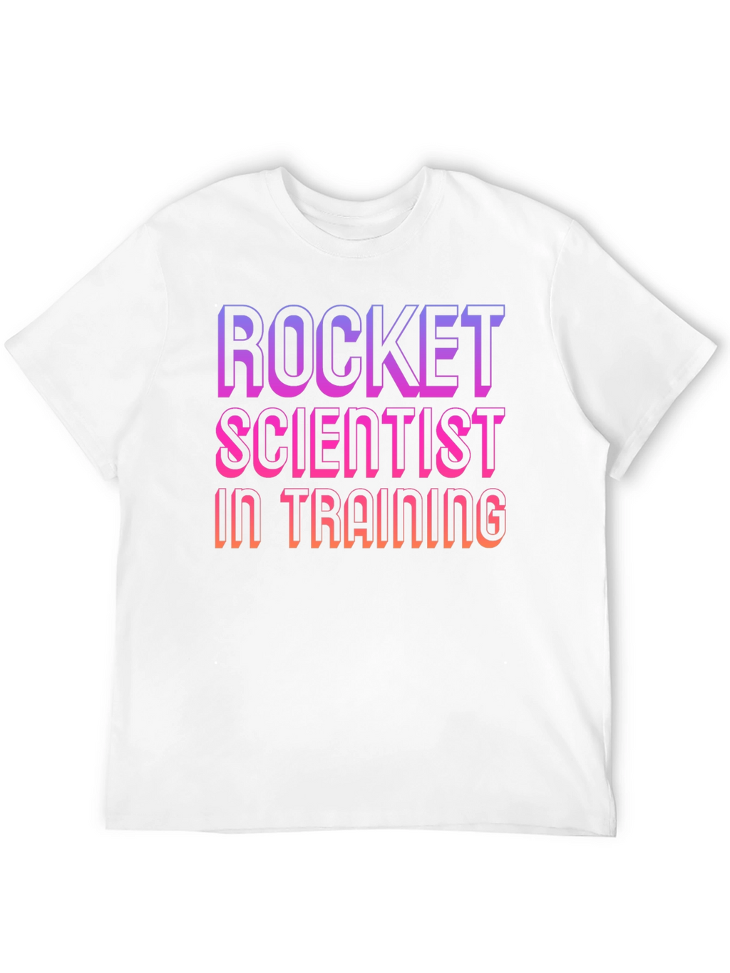 Rocket Scientist In Training Black T-Shirt