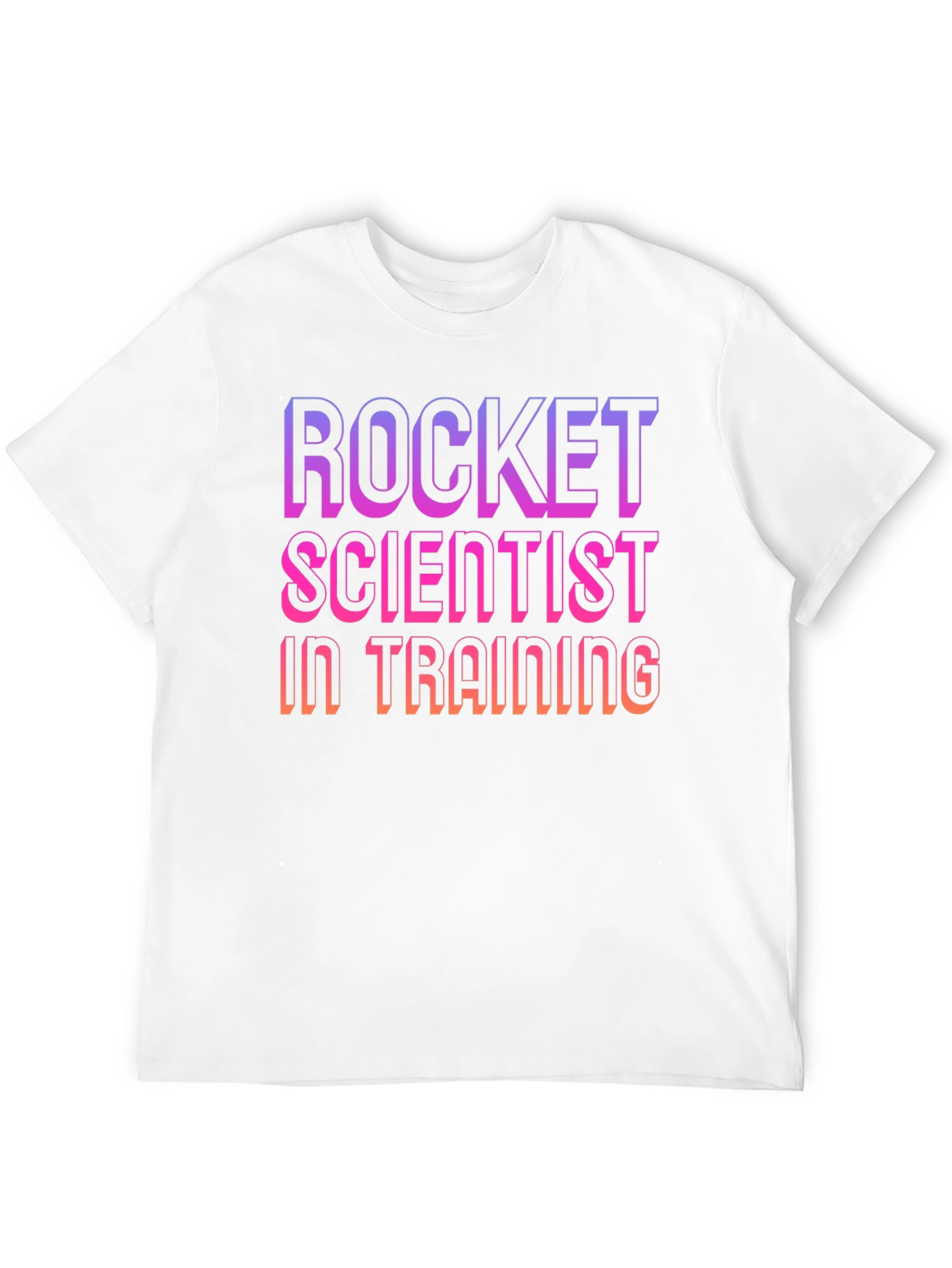 Rocket Scientist In Training Black T-Shirt