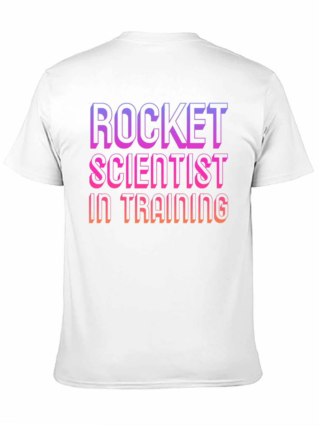 Rocket Scientist In Training Black T-Shirt