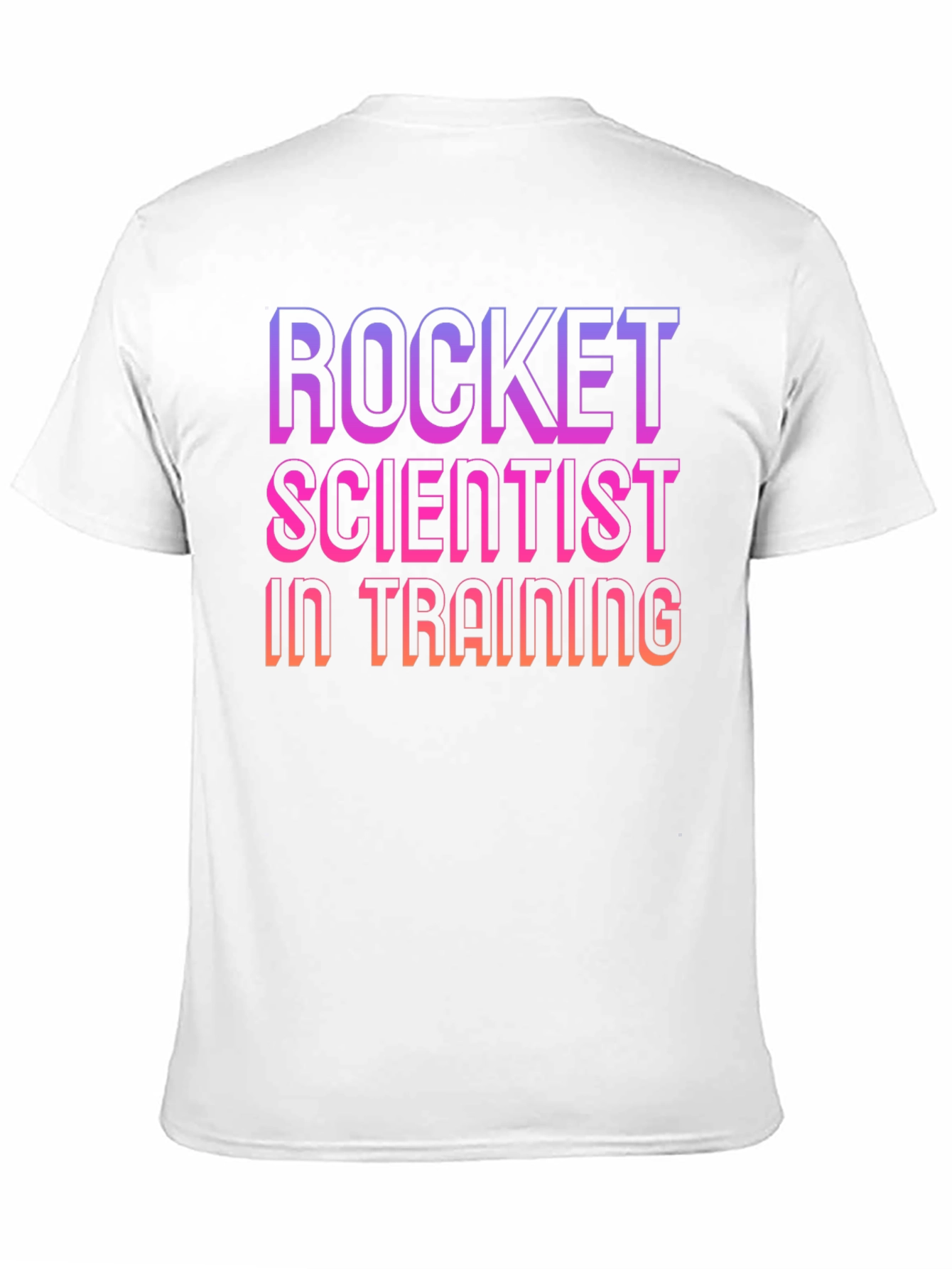 Rocket Scientist In Training Black T-Shirt