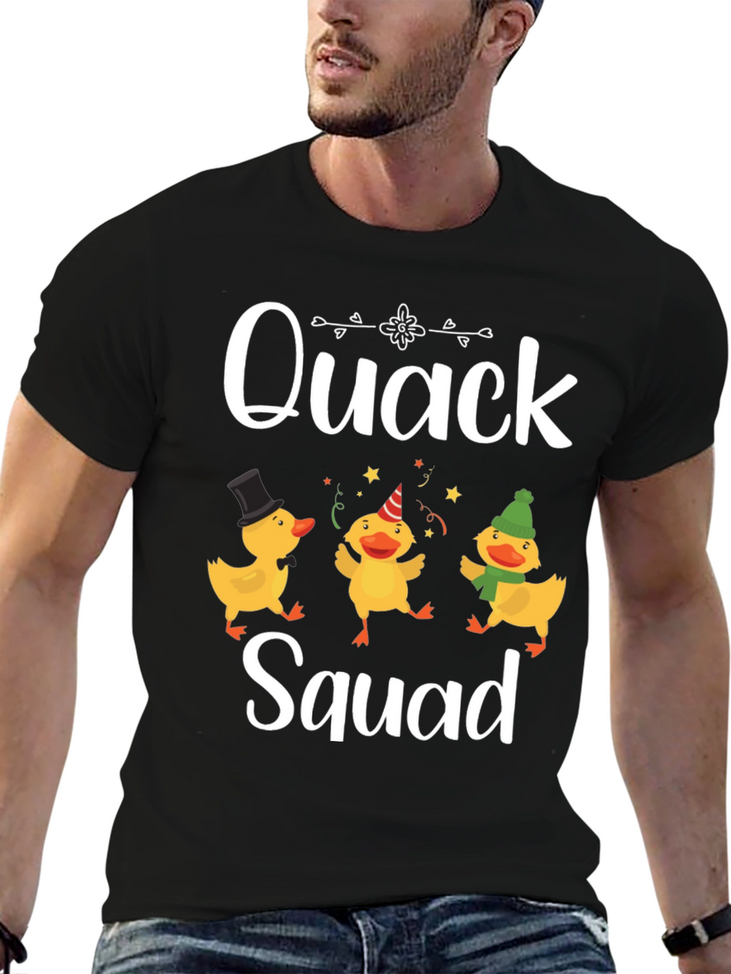 Quack Squad Duck Graphic T-Shirt