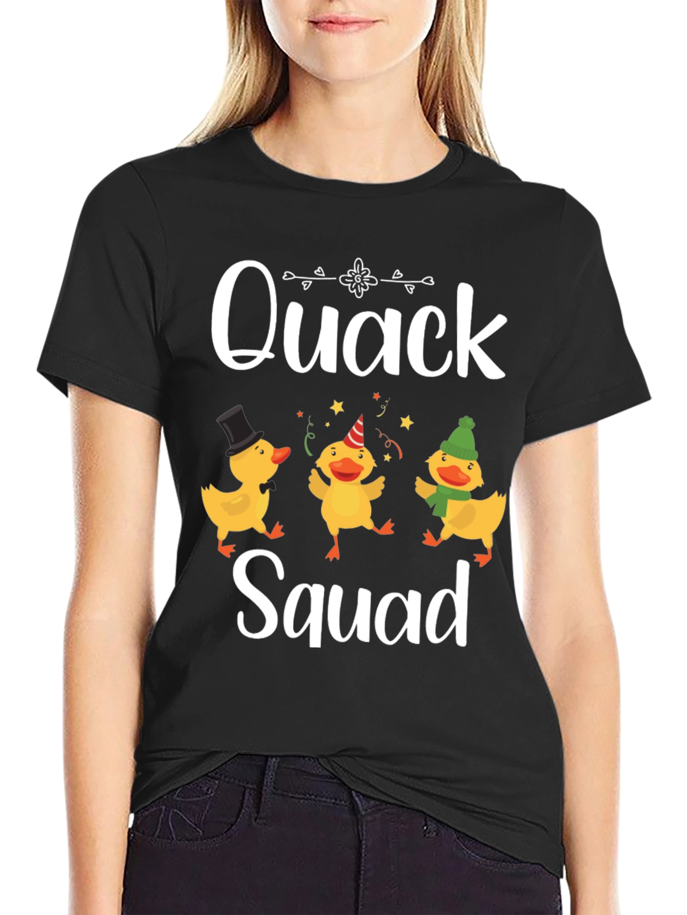 Quack Squad Duck Graphic T-Shirt