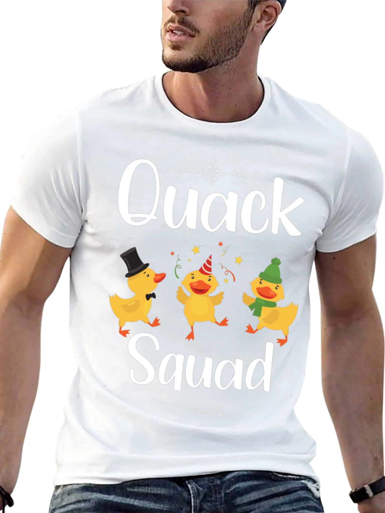 Quack Squad Duck Graphic T-Shirt