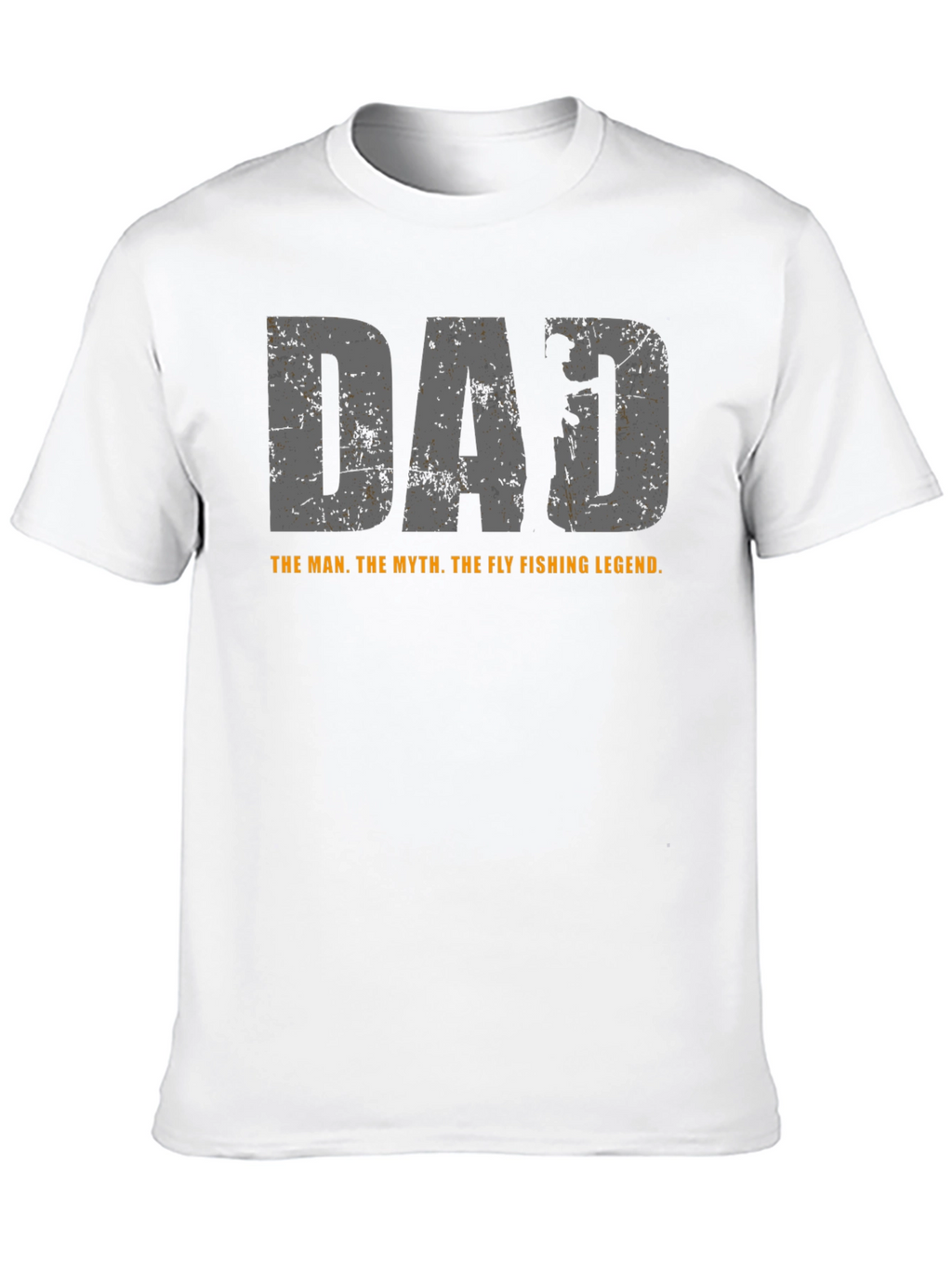 Dad Fly Fishing Legend Graphic Tee