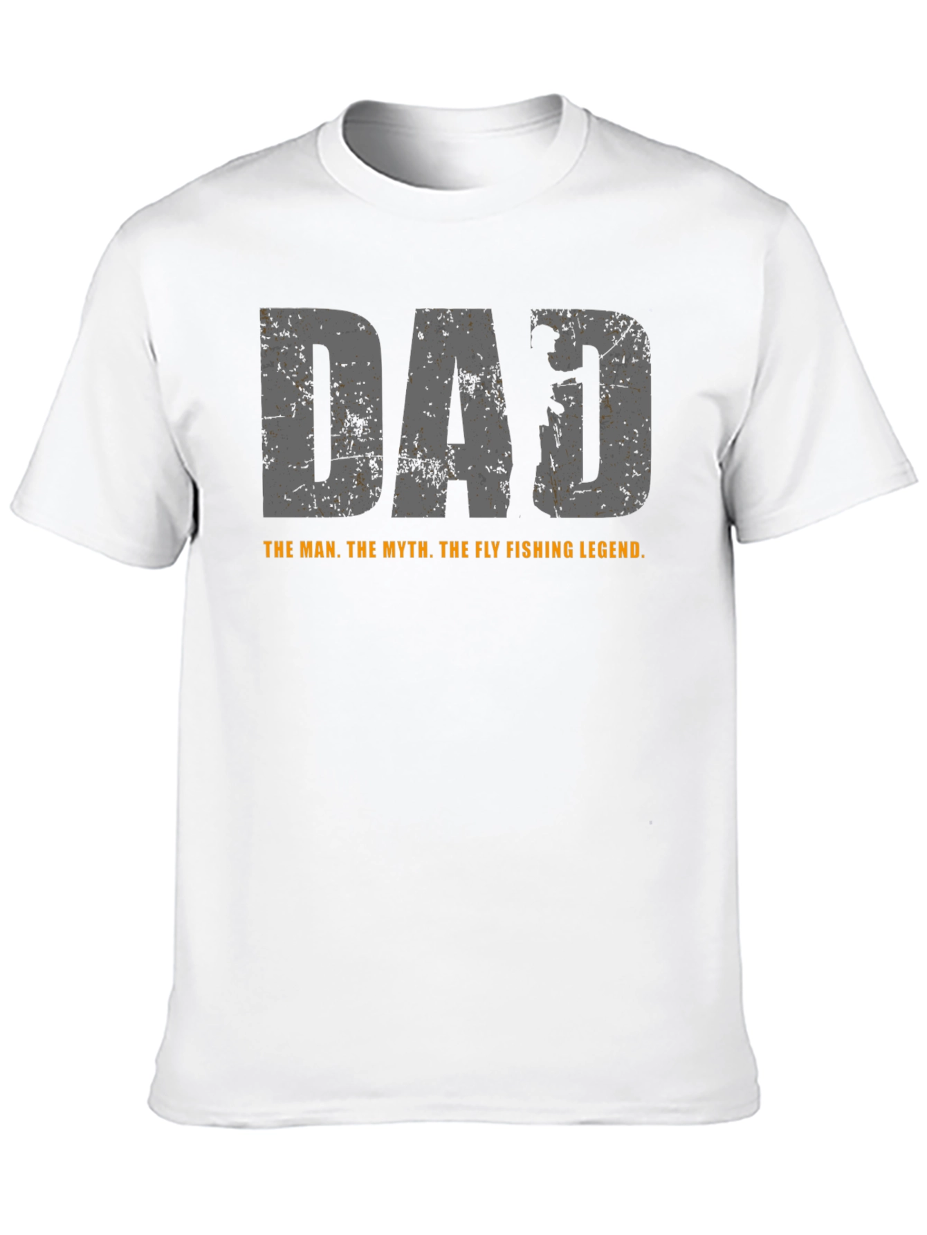 Dad Fly Fishing Legend Graphic Tee
