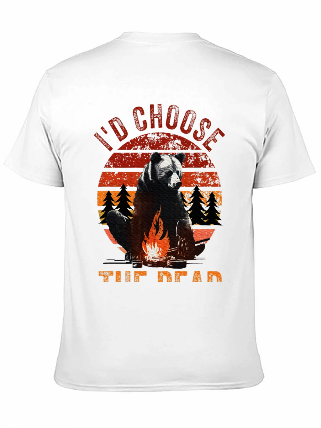 Id Choose the Dead Bear Campfire T-Shirt