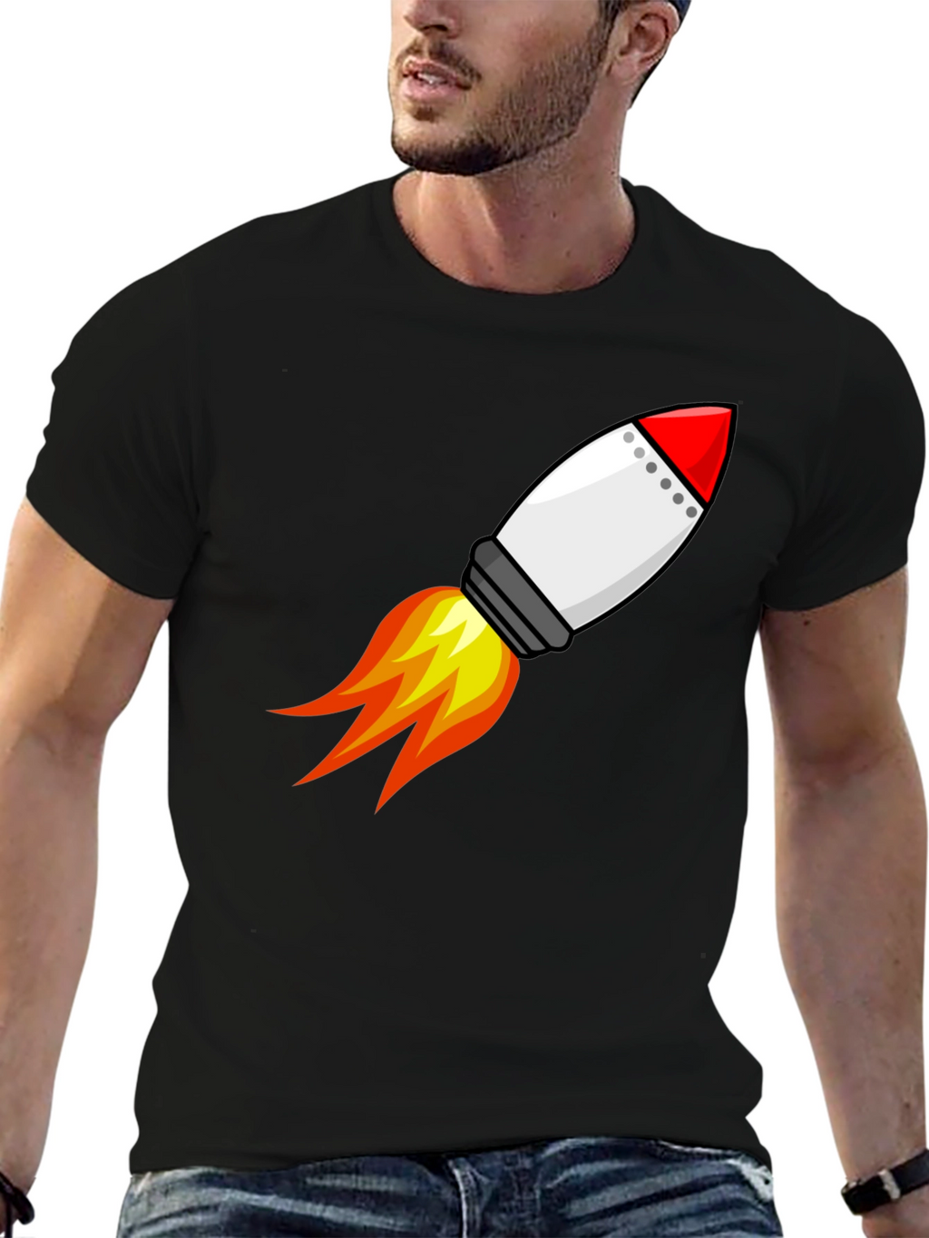 Rocket Launch T-Shirt - Blast Off in Style!