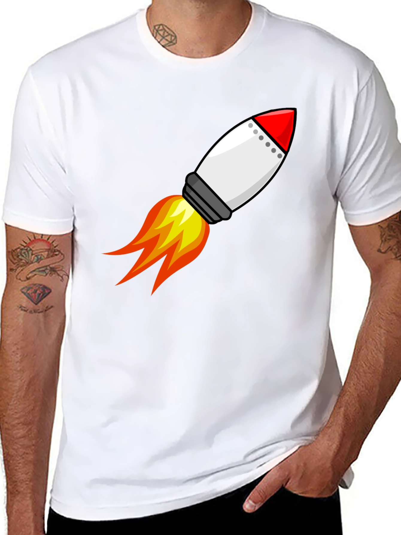 Rocket Launch T-Shirt - Blast Off in Style!