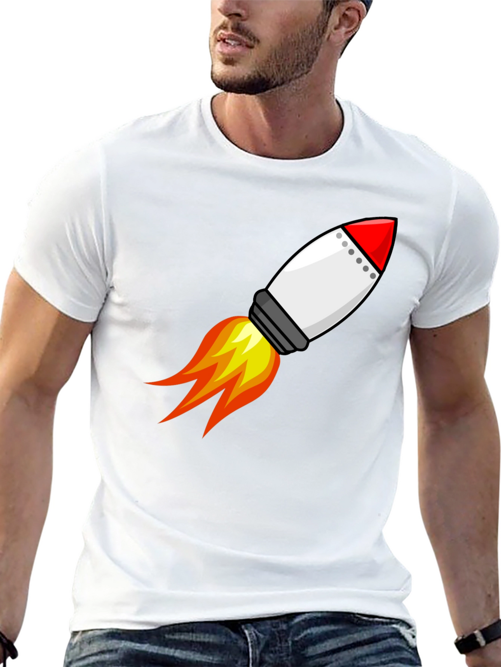 Rocket Launch T-Shirt - Blast Off in Style!