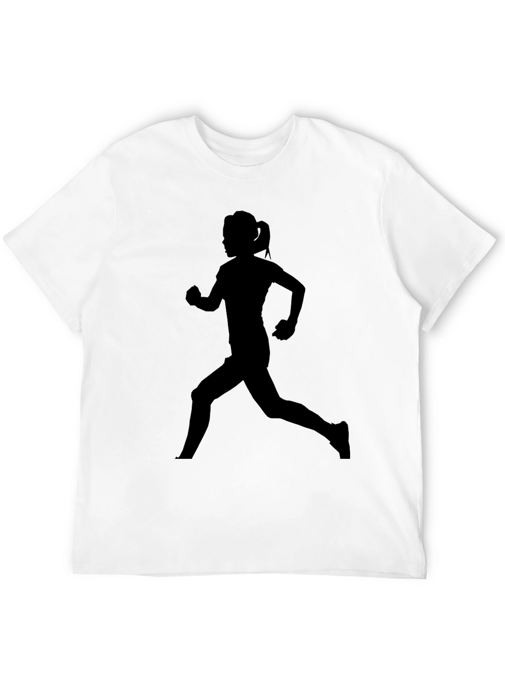 Runner Silhouette Tee - Black Graphic T-Shirt
