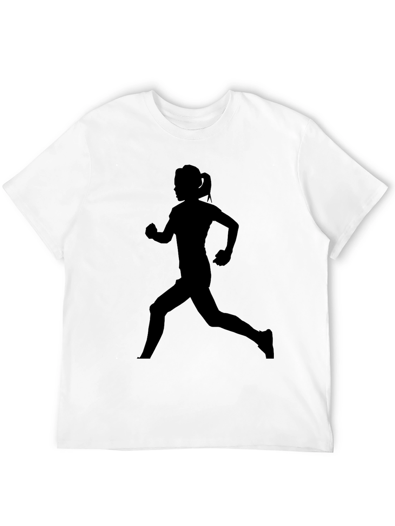 Runner Silhouette Tee - Black Graphic T-Shirt