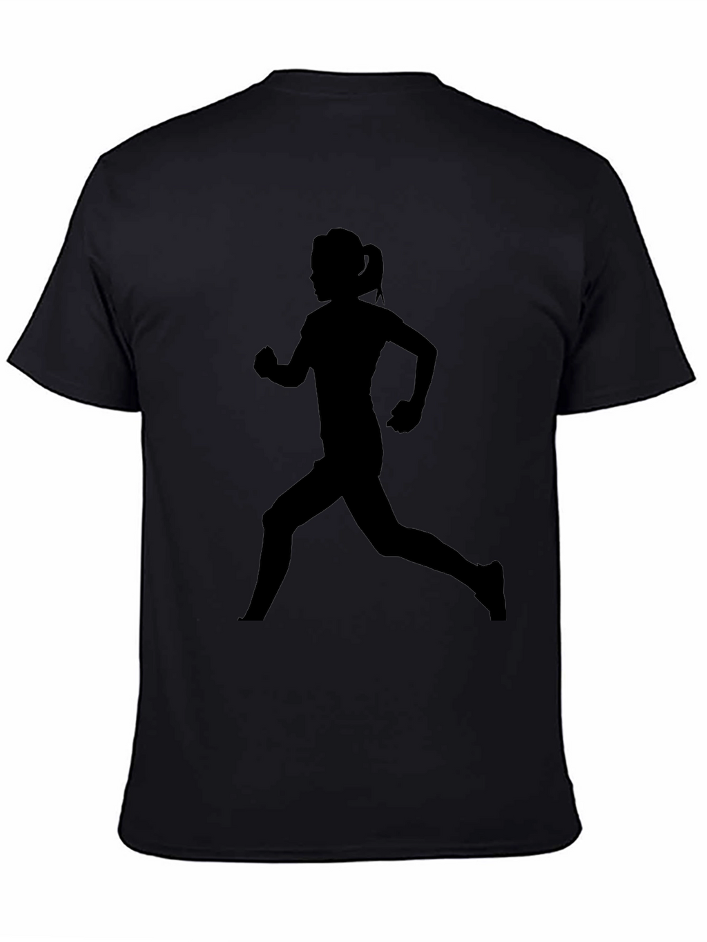 Runner Silhouette Tee - Black Graphic T-Shirt