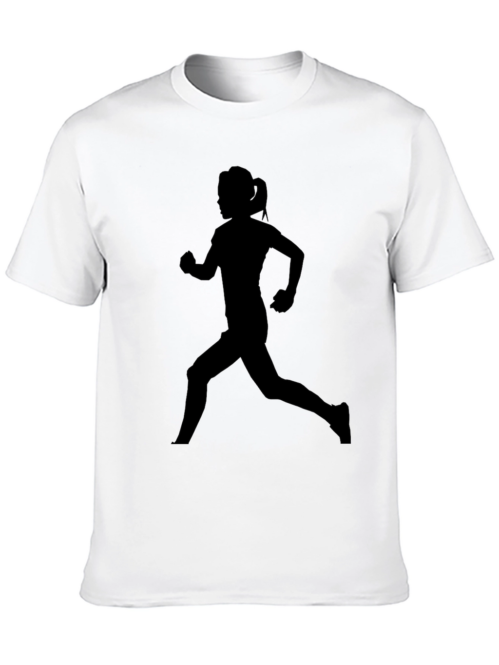 Runner Silhouette Tee - Black Graphic T-Shirt