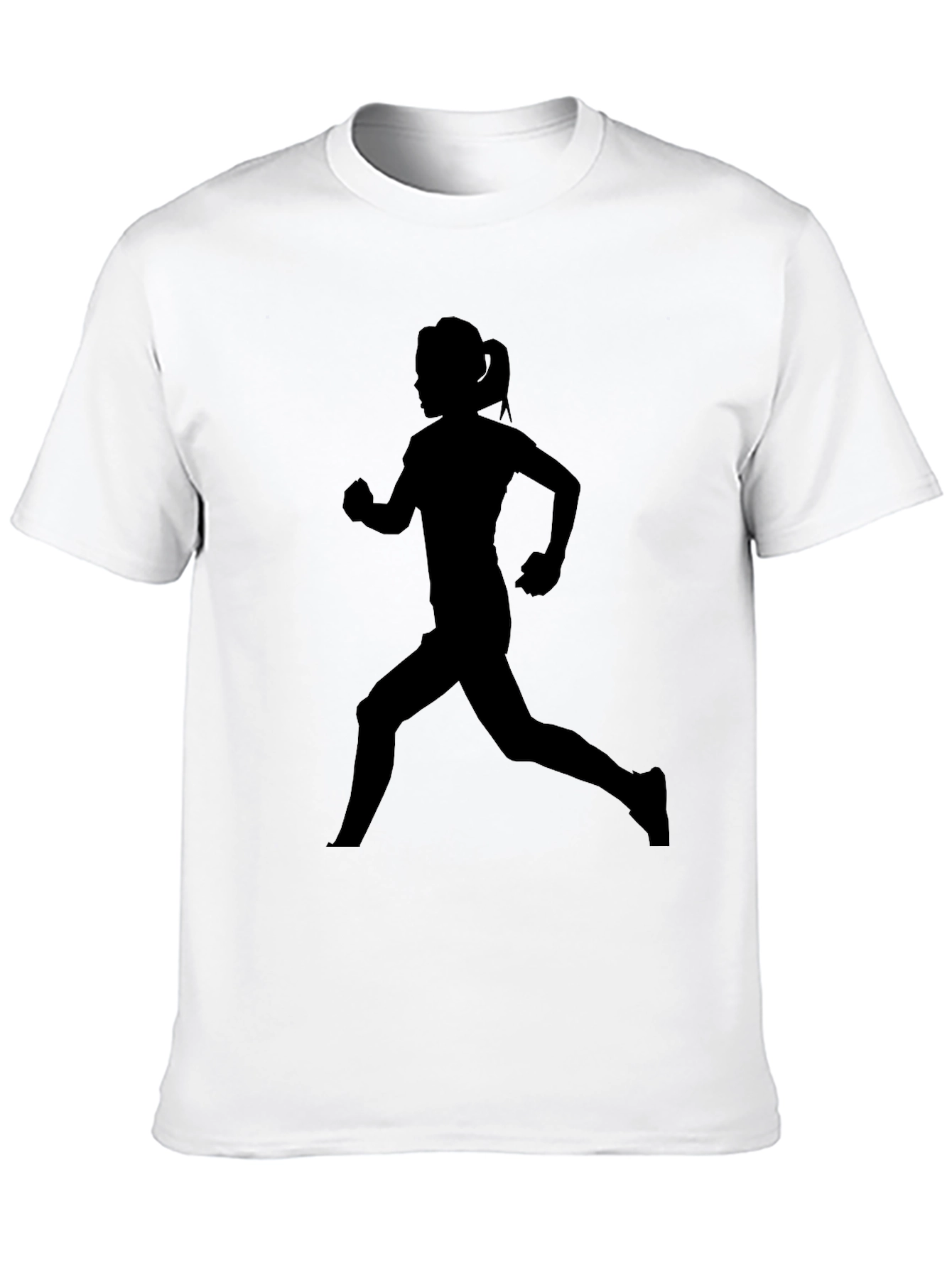 Runner Silhouette Tee - Black Graphic T-Shirt