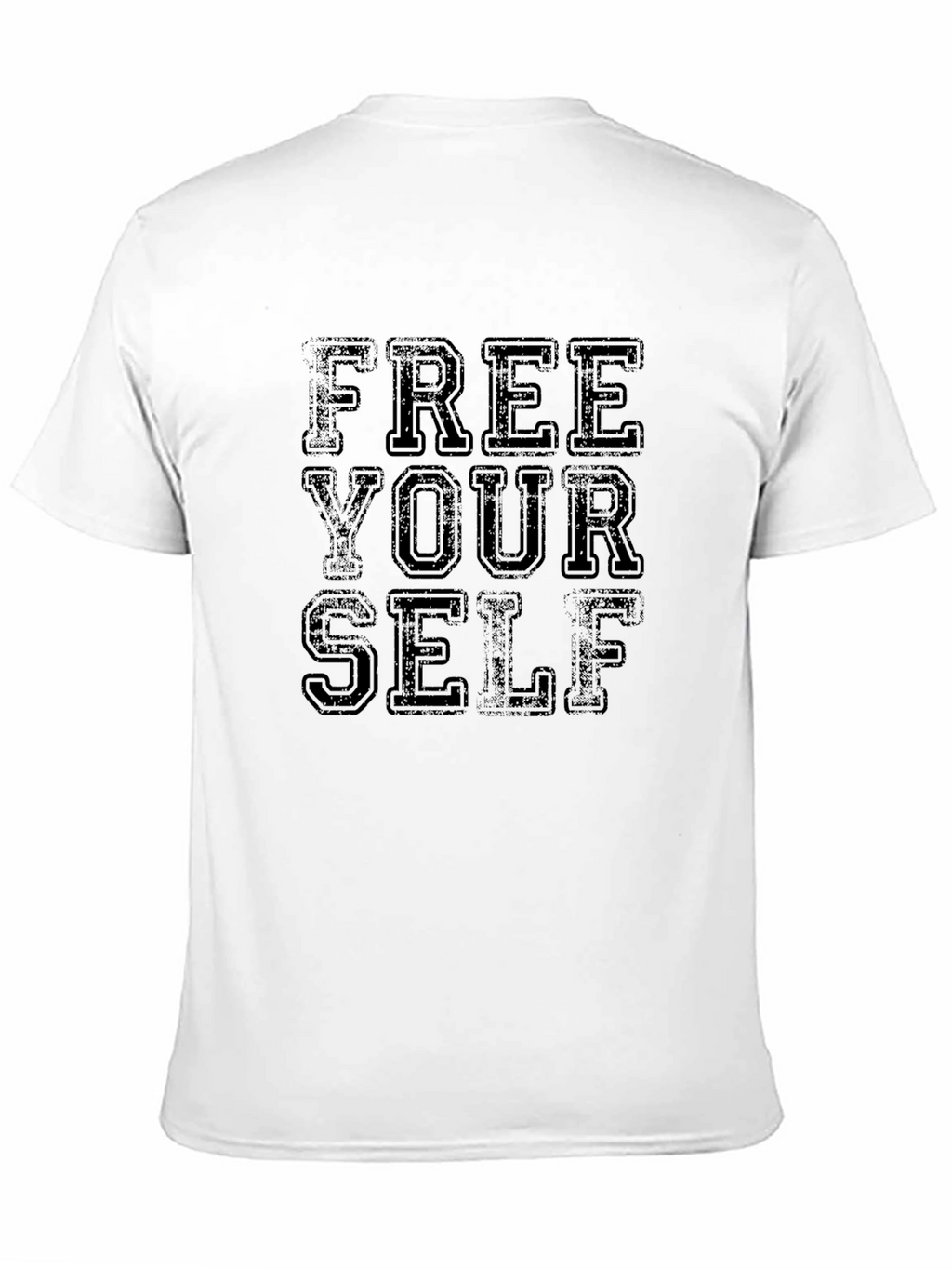 Free Yourself Graphic Tee - Black Cotton