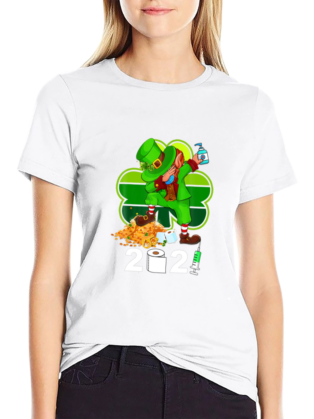 Funny St. Patricks Day 2021 Leprechaun T-Shirt