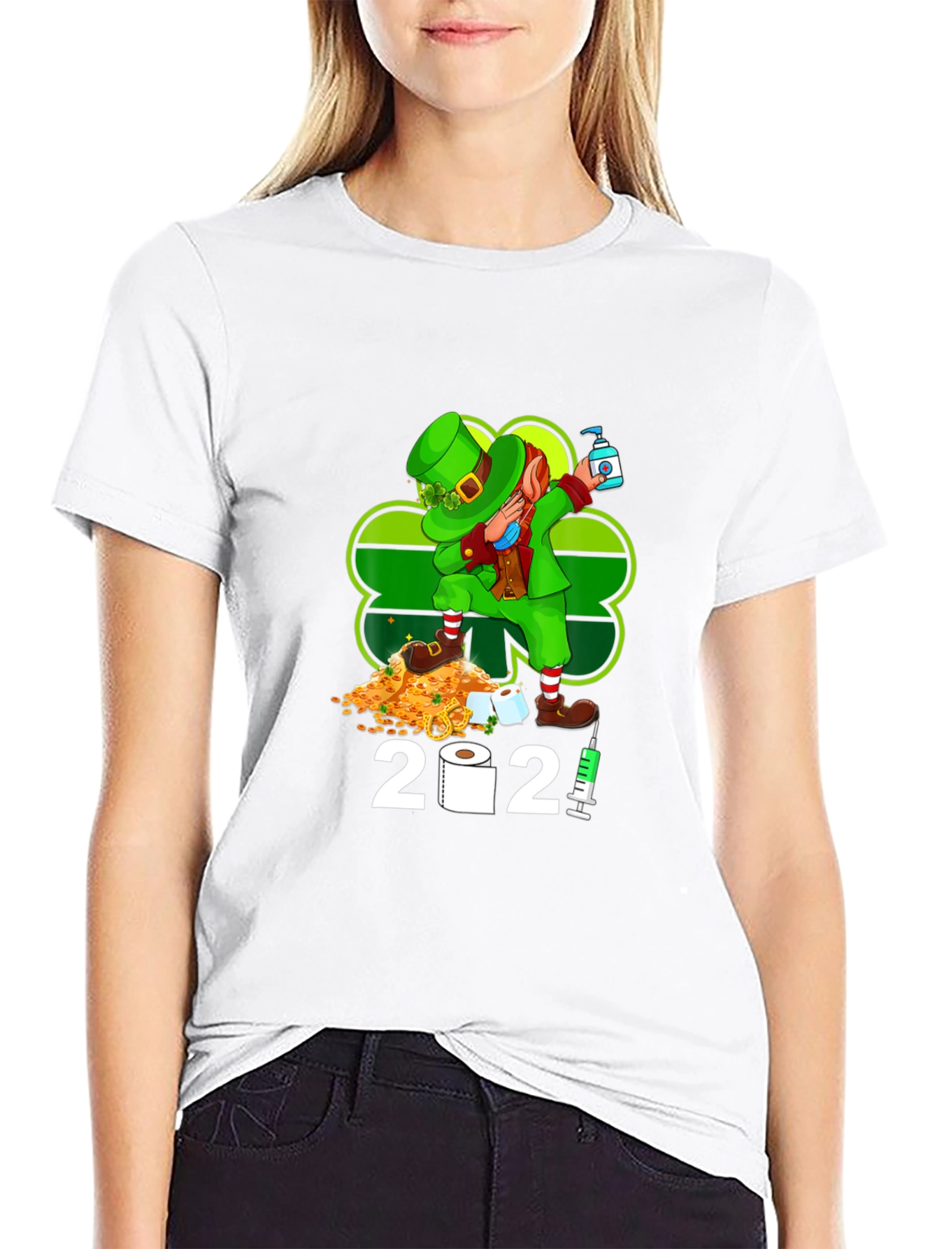 Funny St. Patricks Day 2021 Leprechaun T-Shirt