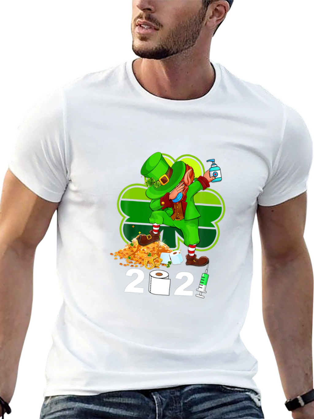 Funny St. Patricks Day 2021 Leprechaun T-Shirt