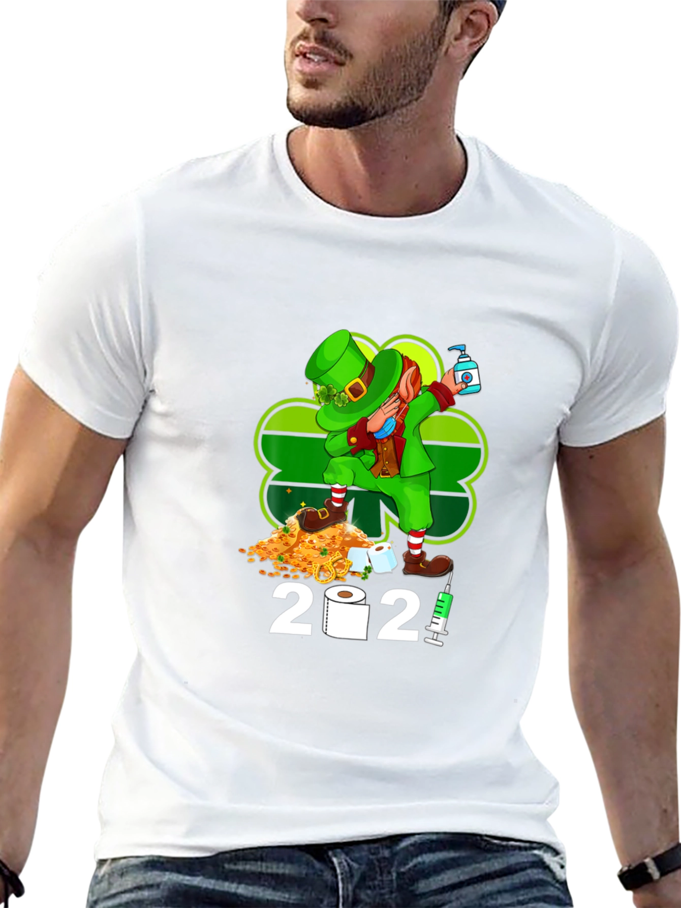 Funny St. Patricks Day 2021 Leprechaun T-Shirt