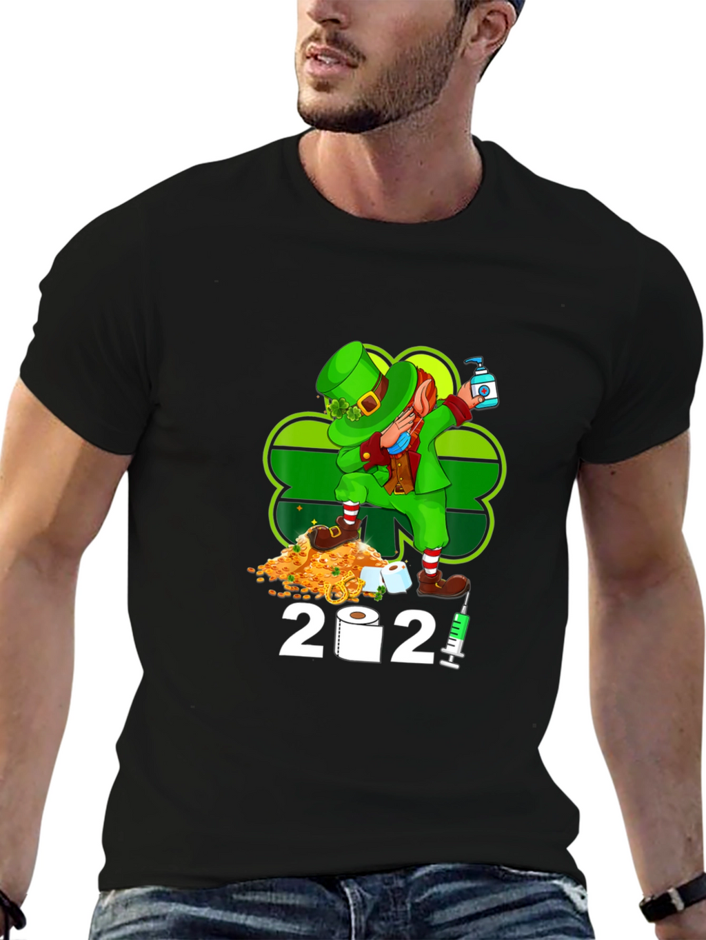 Funny St. Patricks Day 2021 Leprechaun T-Shirt