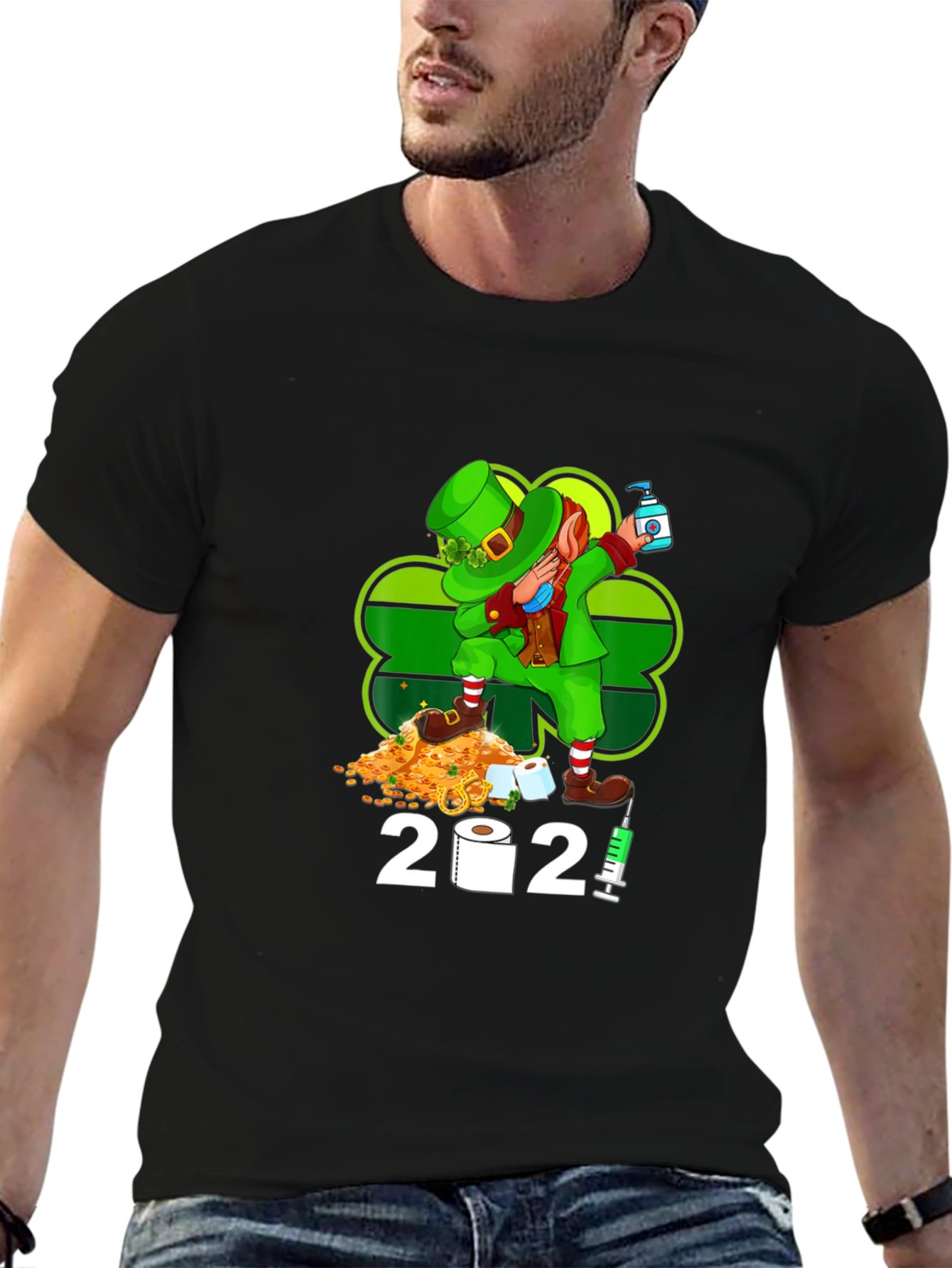 Funny St. Patricks Day 2021 Leprechaun T-Shirt