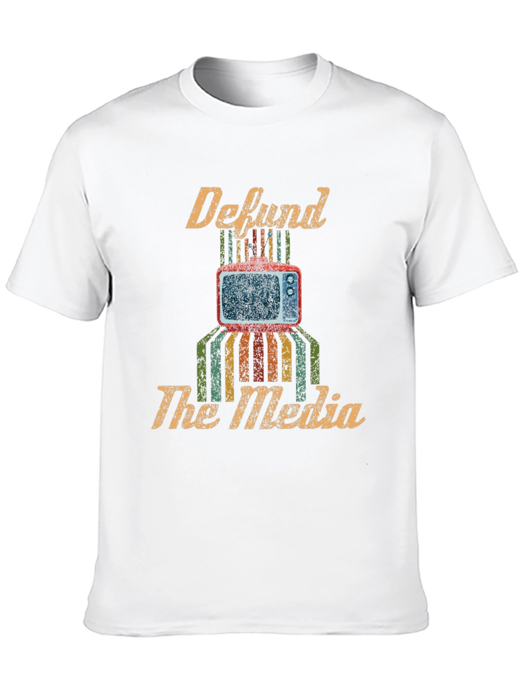 Defund The Media Graphic Tee