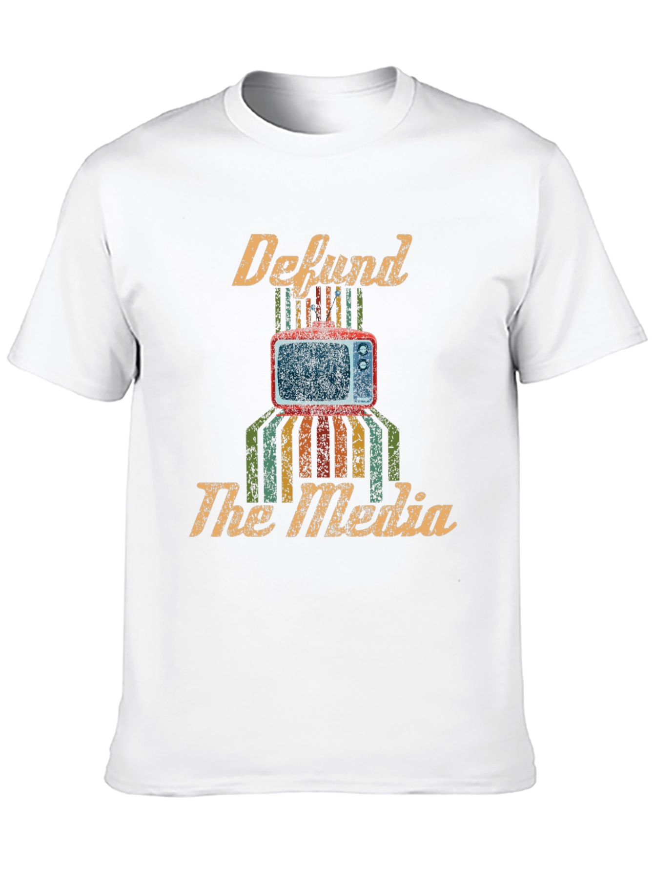 Defund The Media Graphic Tee
