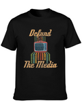 Defund The Media Graphic Tee