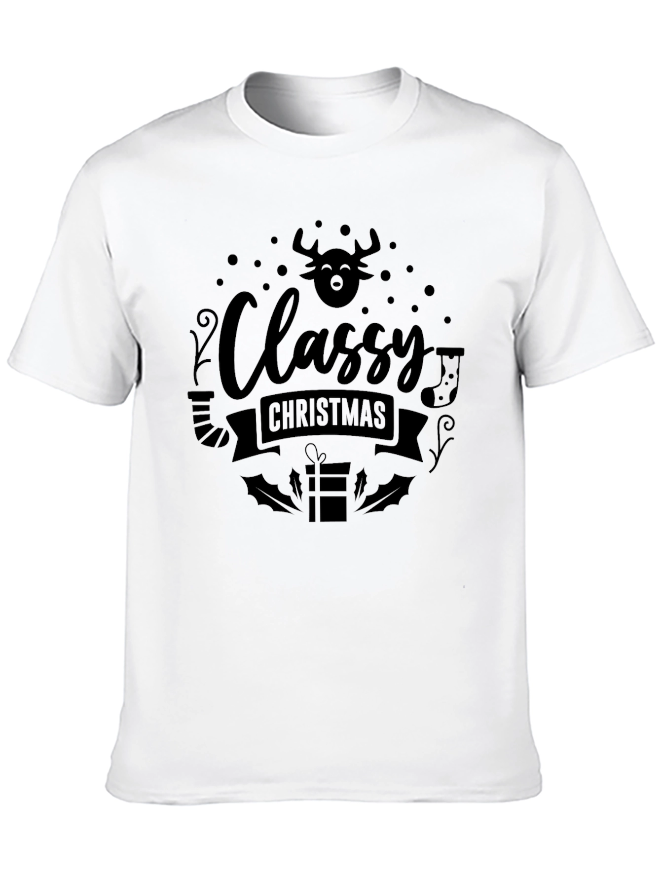 Classy Christmas T-Shirt - Holiday Graphic Tee