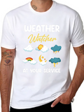 Weather Watcher T-Shirt - Weather Pattern Tee