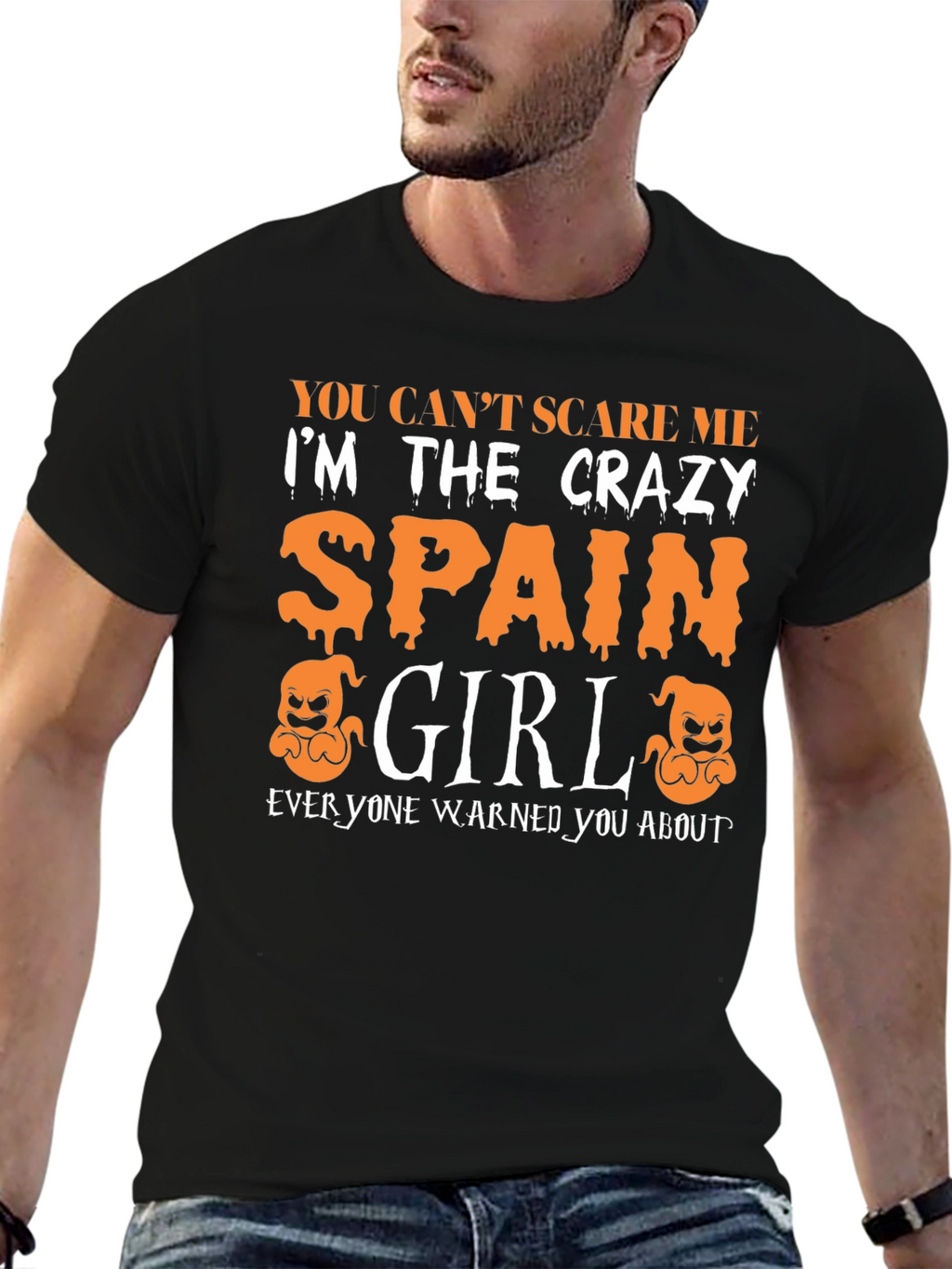 Crazy Spain Girl Halloween T-Shirt