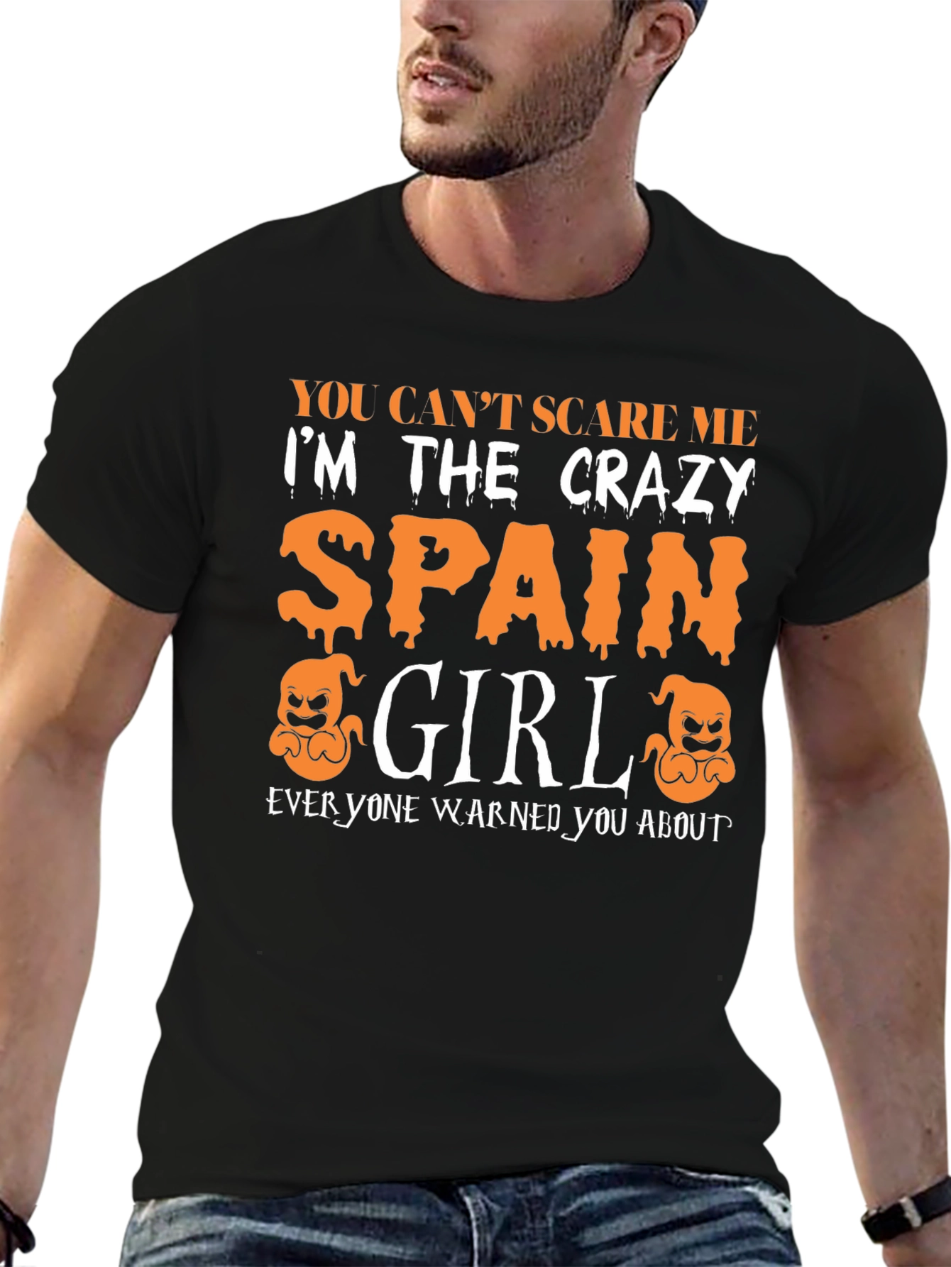 Crazy Spain Girl Halloween T-Shirt