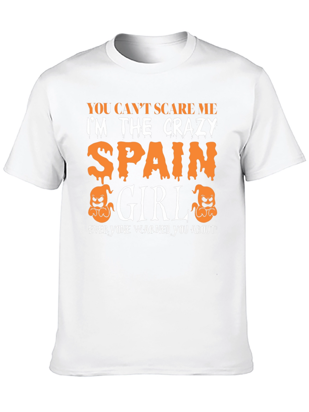 Crazy Spain Girl Halloween T-Shirt