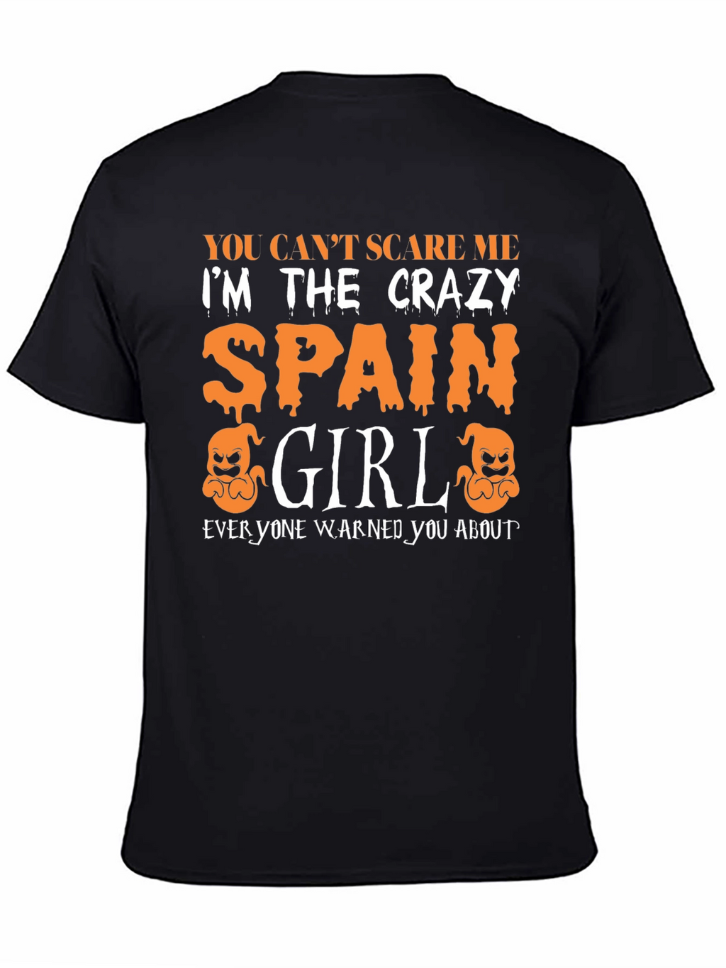Crazy Spain Girl Halloween T-Shirt