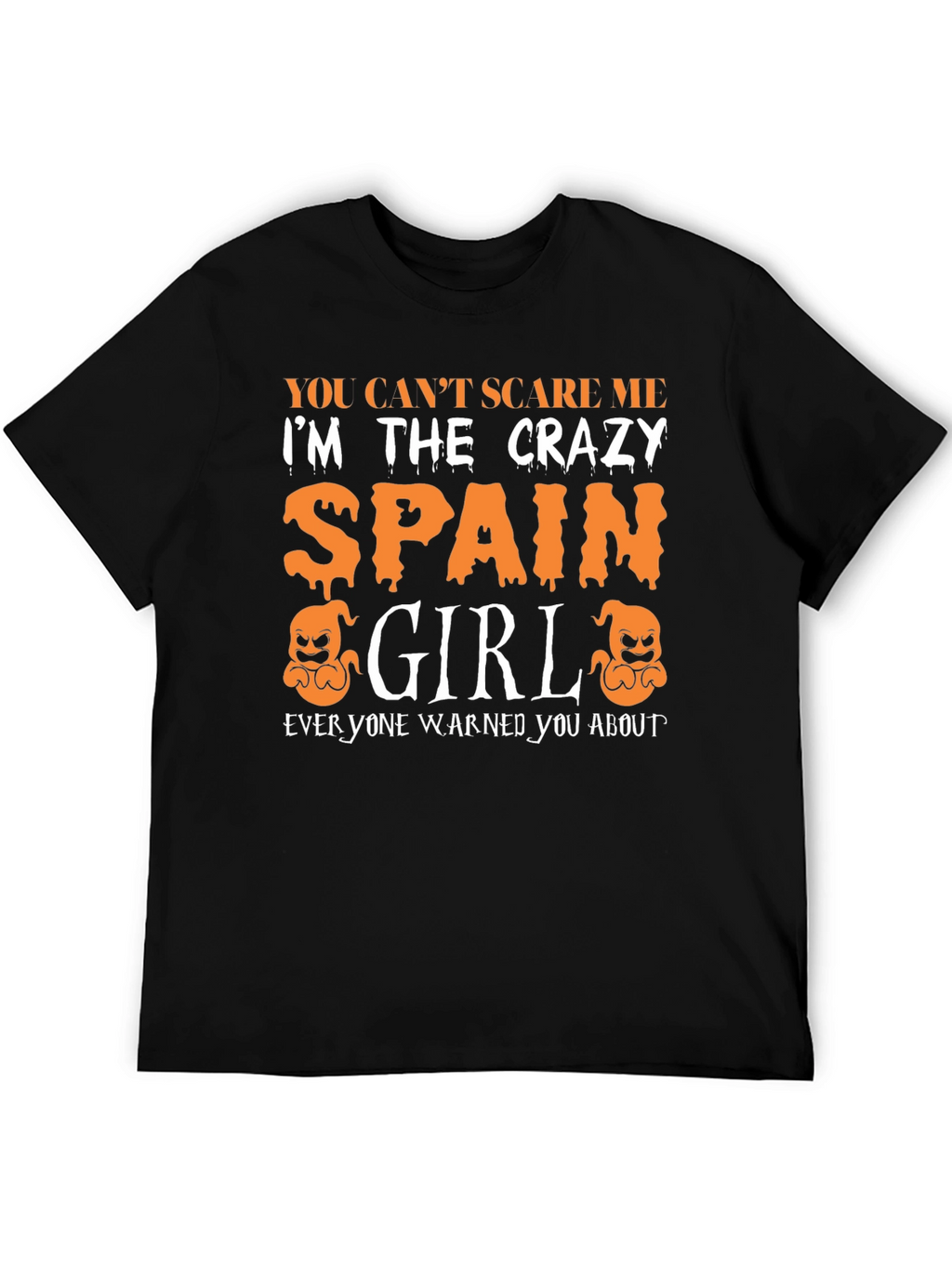 Crazy Spain Girl Halloween T-Shirt