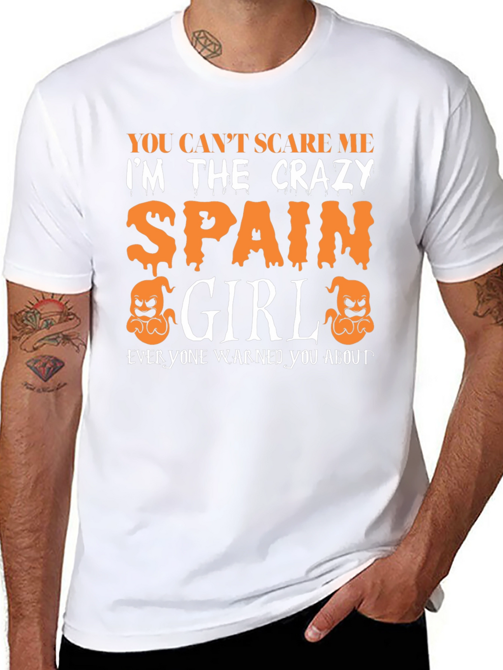 Crazy Spain Girl Halloween T-Shirt