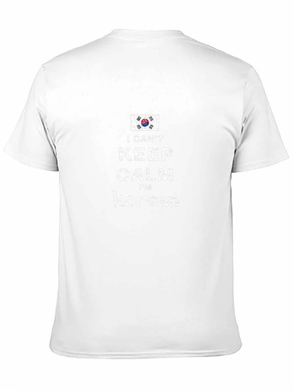 I Cant Keep Calm Im Korean Black T-Shirt