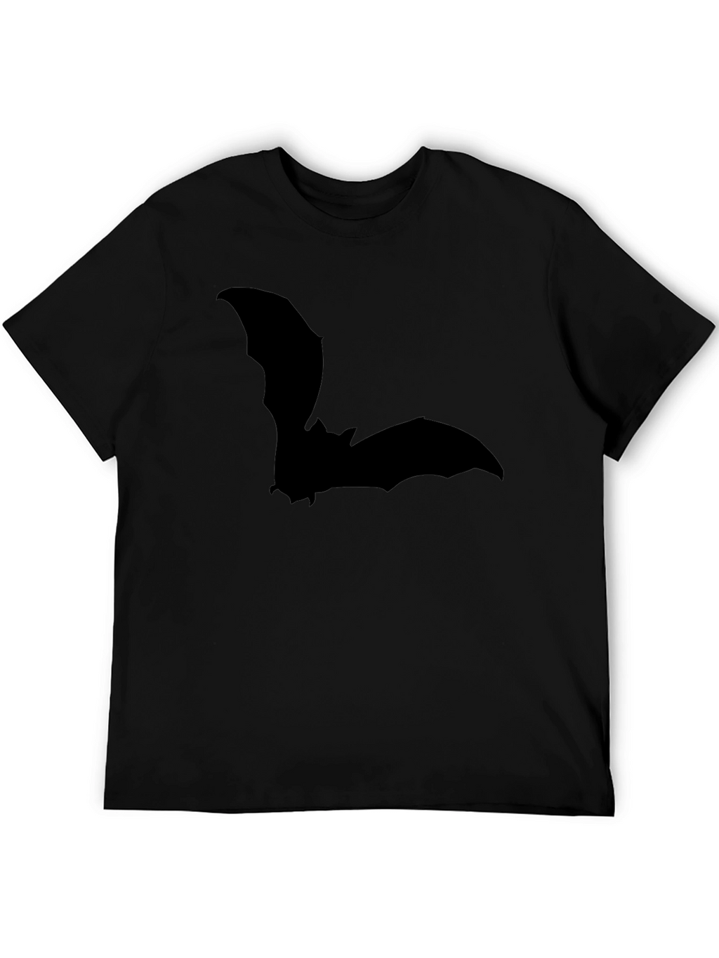 Bat Silhouette Graphic Tee - Mens Black T-Shirt