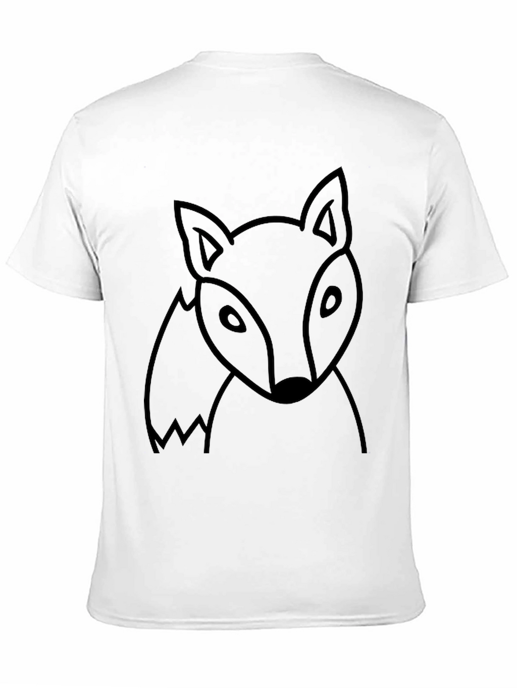 Mens Black Fox Graphic T-Shirt