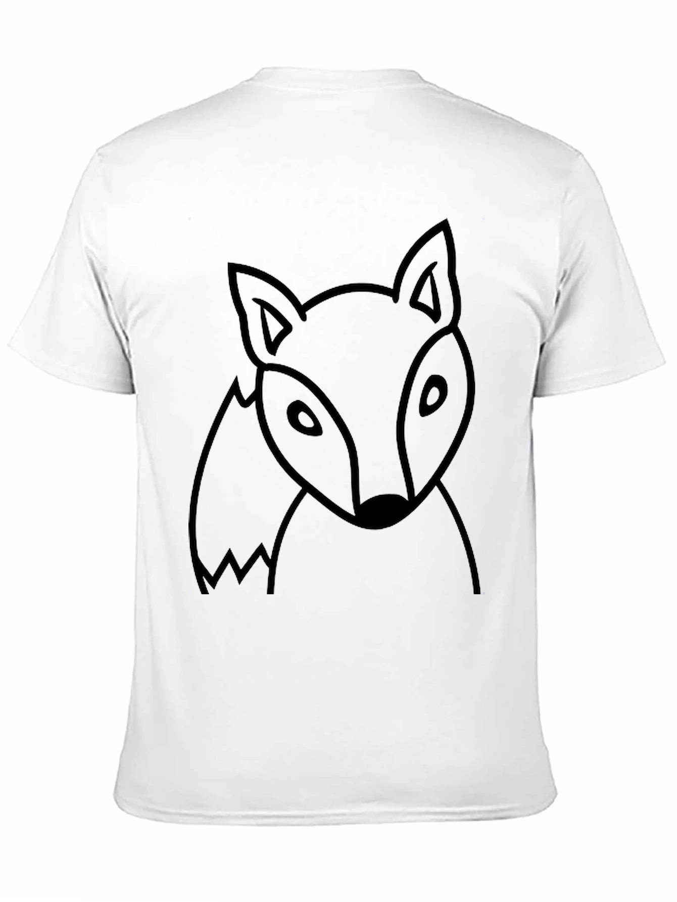 Mens Black Fox Graphic T-Shirt