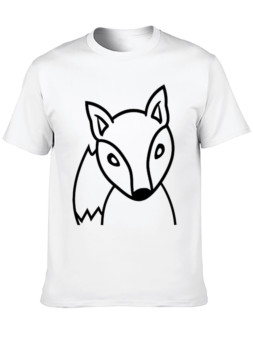 Mens Black Fox Graphic T-Shirt