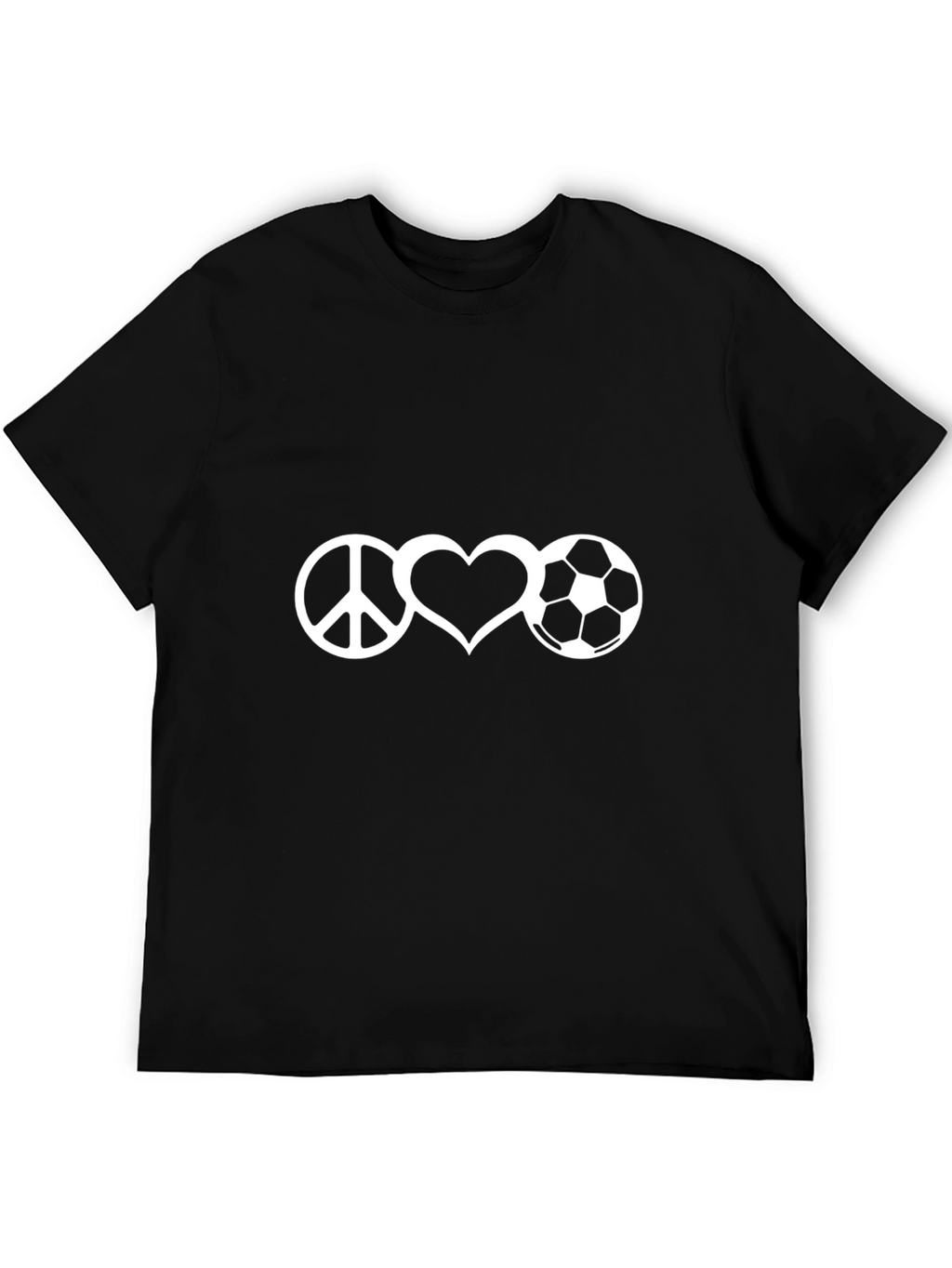 Peace Love Soccer T-Shirt - Stylish & Comfy