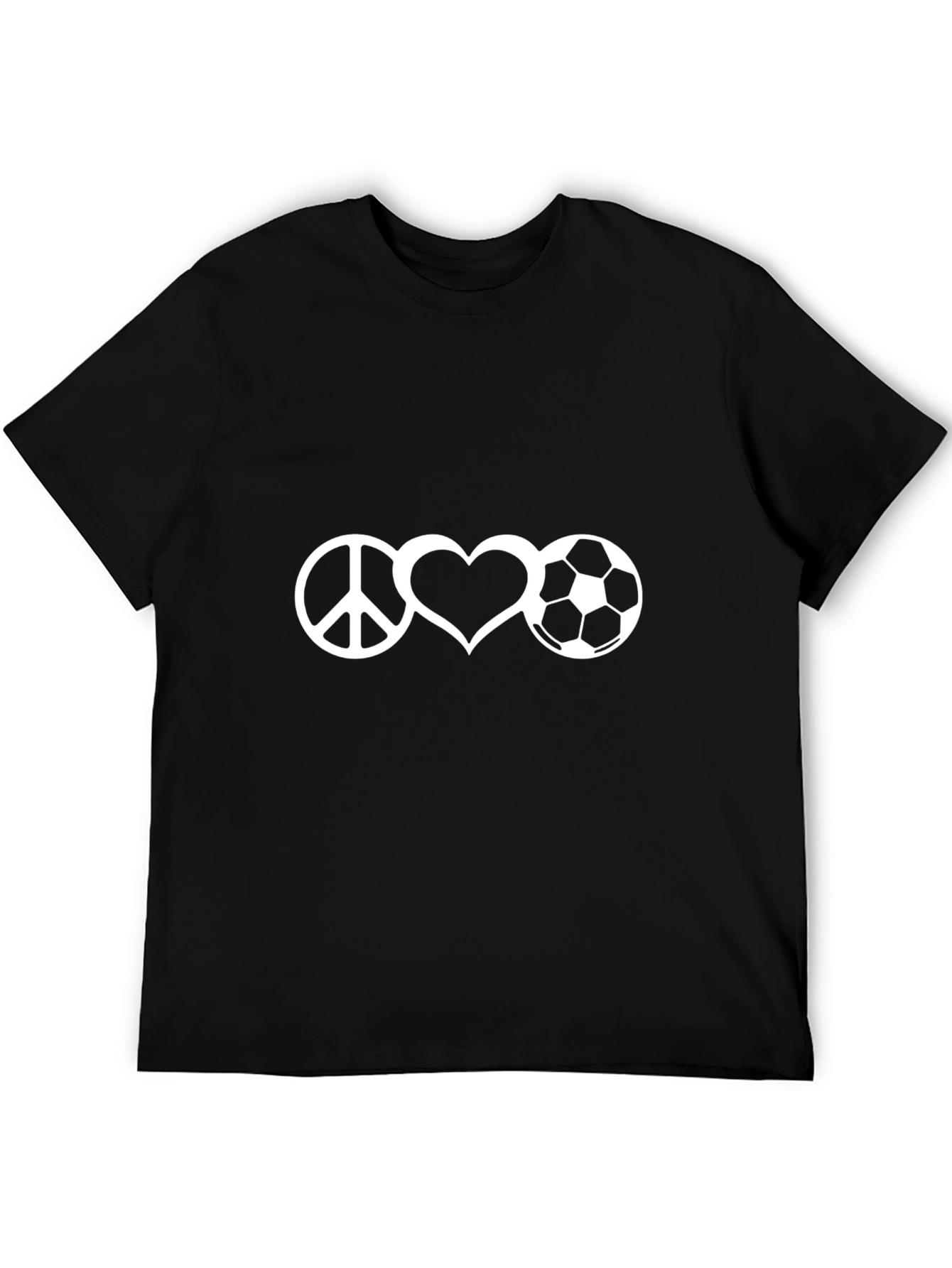Peace Love Soccer T-Shirt - Stylish & Comfy