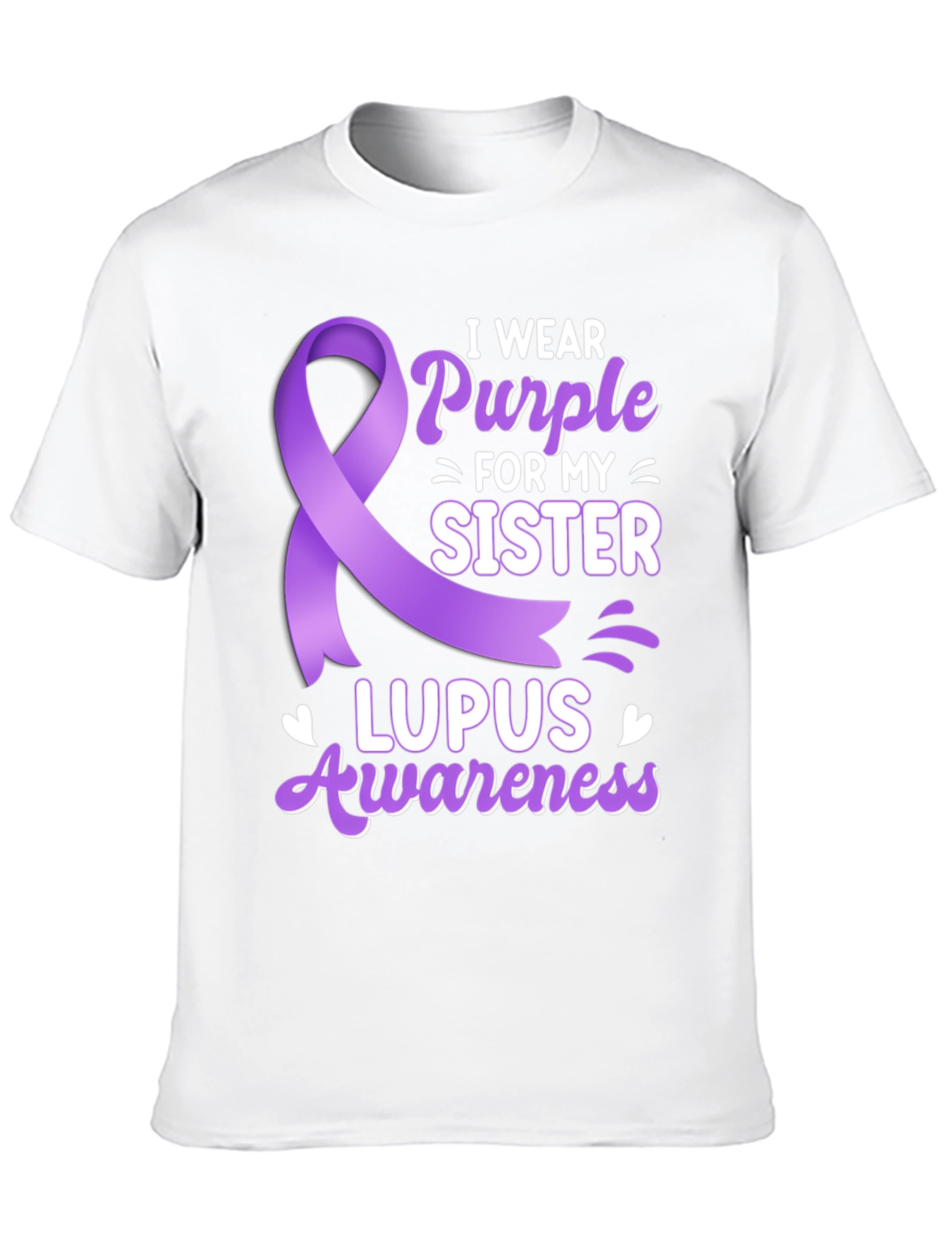 Lupus Awareness T-Shirt - I Wear Purple