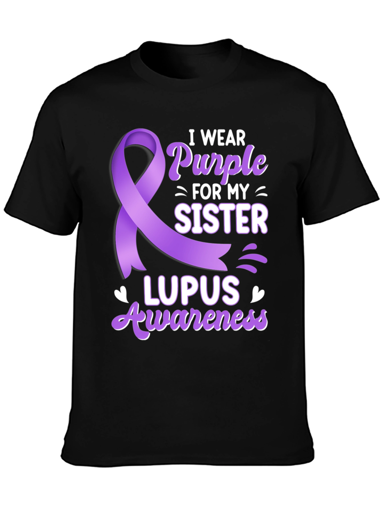 Lupus Awareness T-Shirt - I Wear Purple