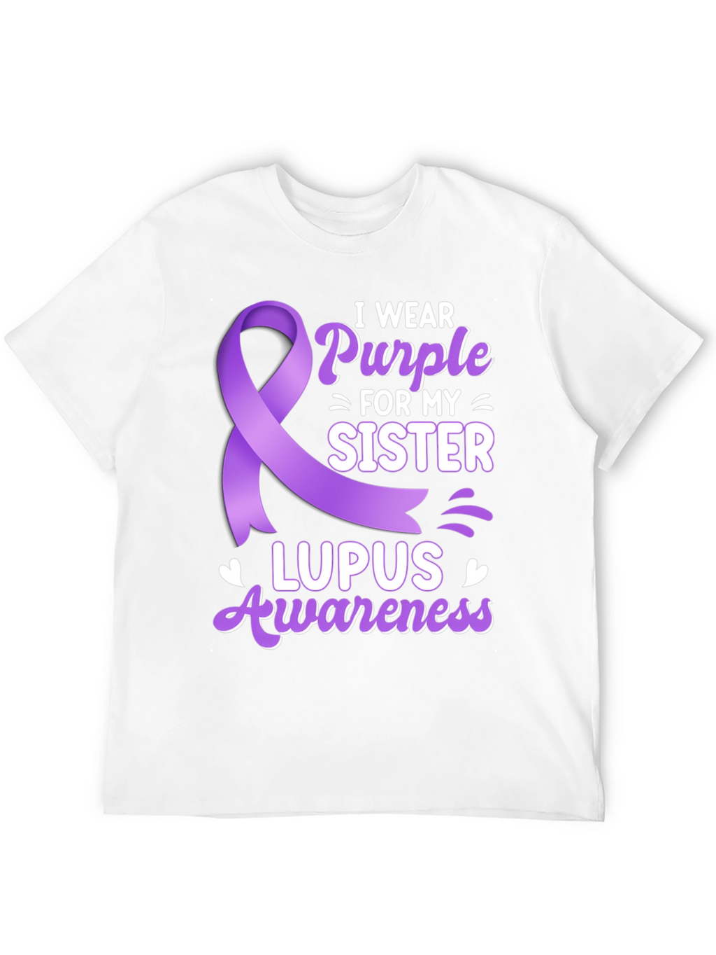 Lupus Awareness T-Shirt - I Wear Purple
