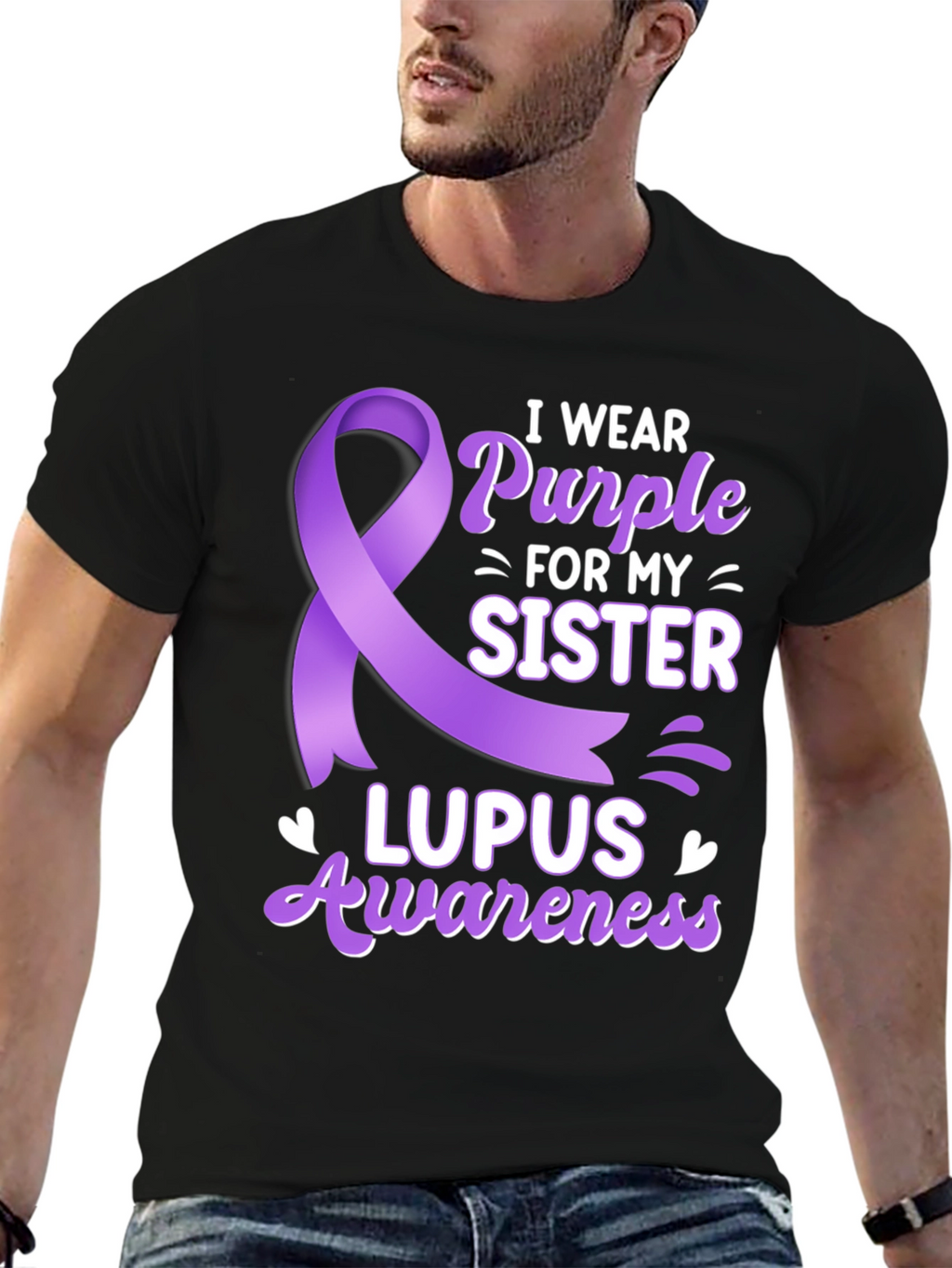 Lupus Awareness T-Shirt - I Wear Purple