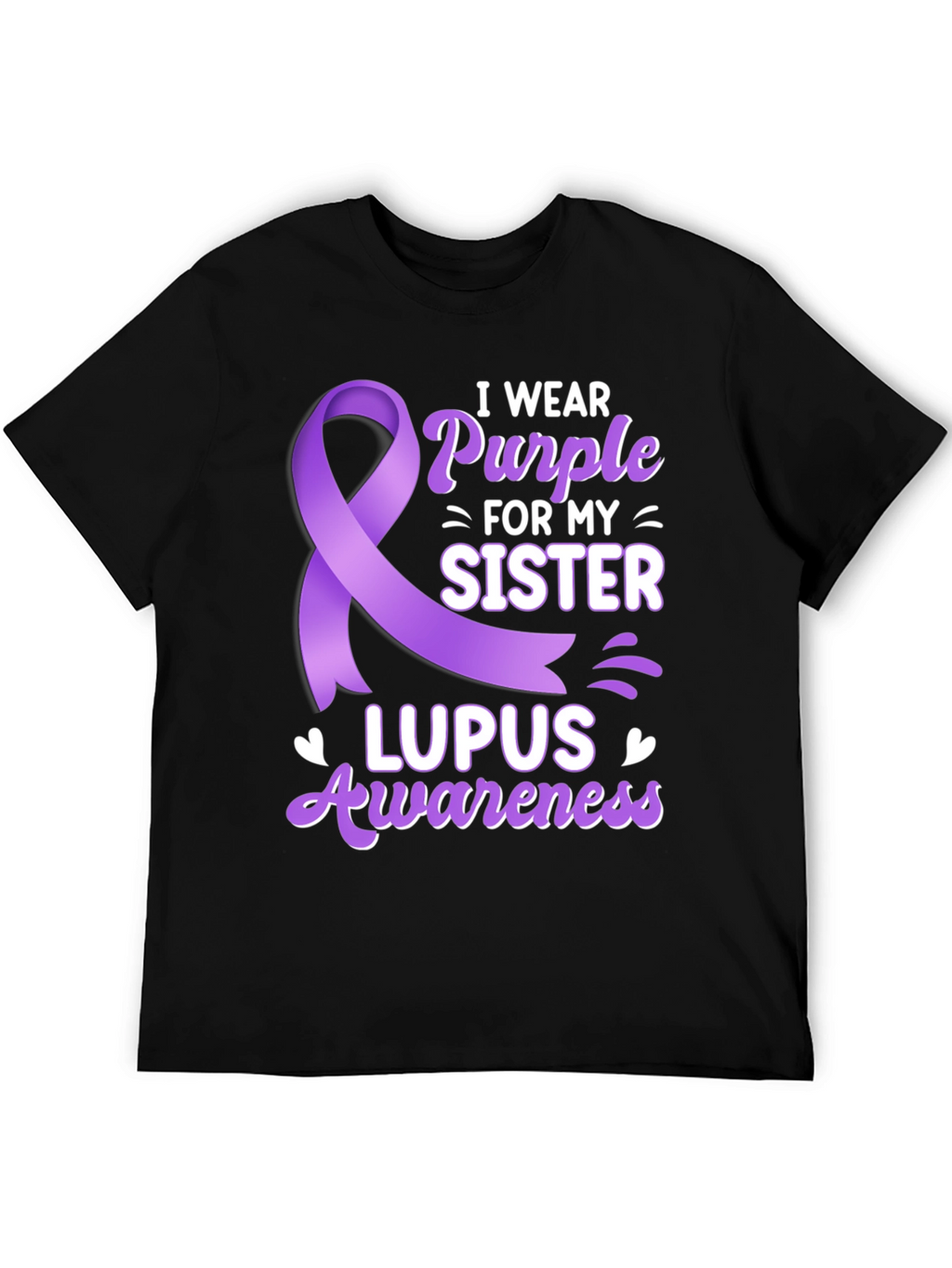 Lupus Awareness T-Shirt - I Wear Purple