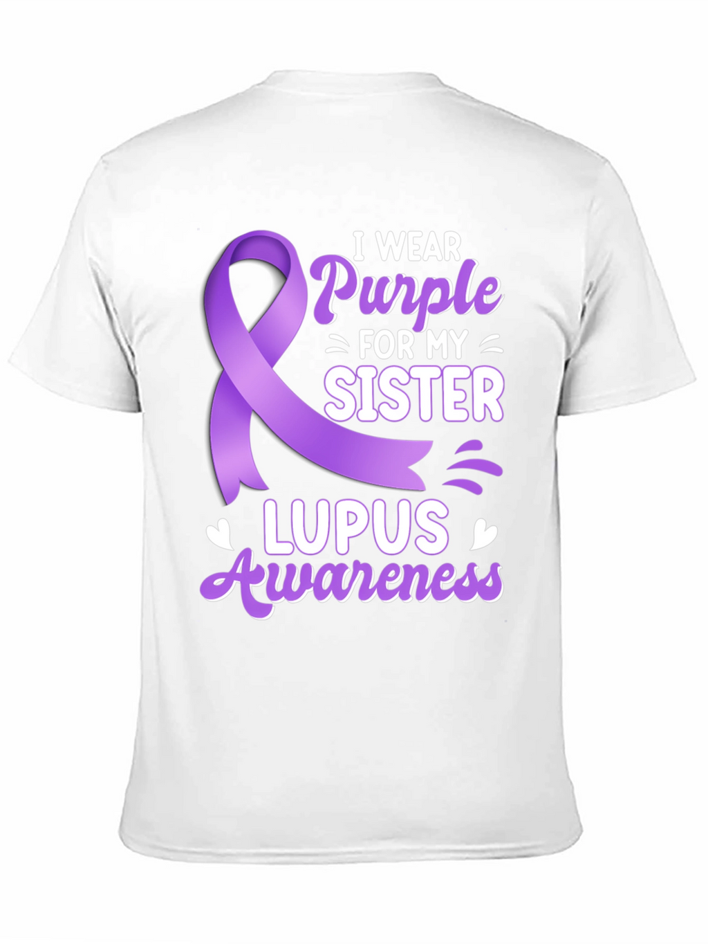 Lupus Awareness T-Shirt - I Wear Purple
