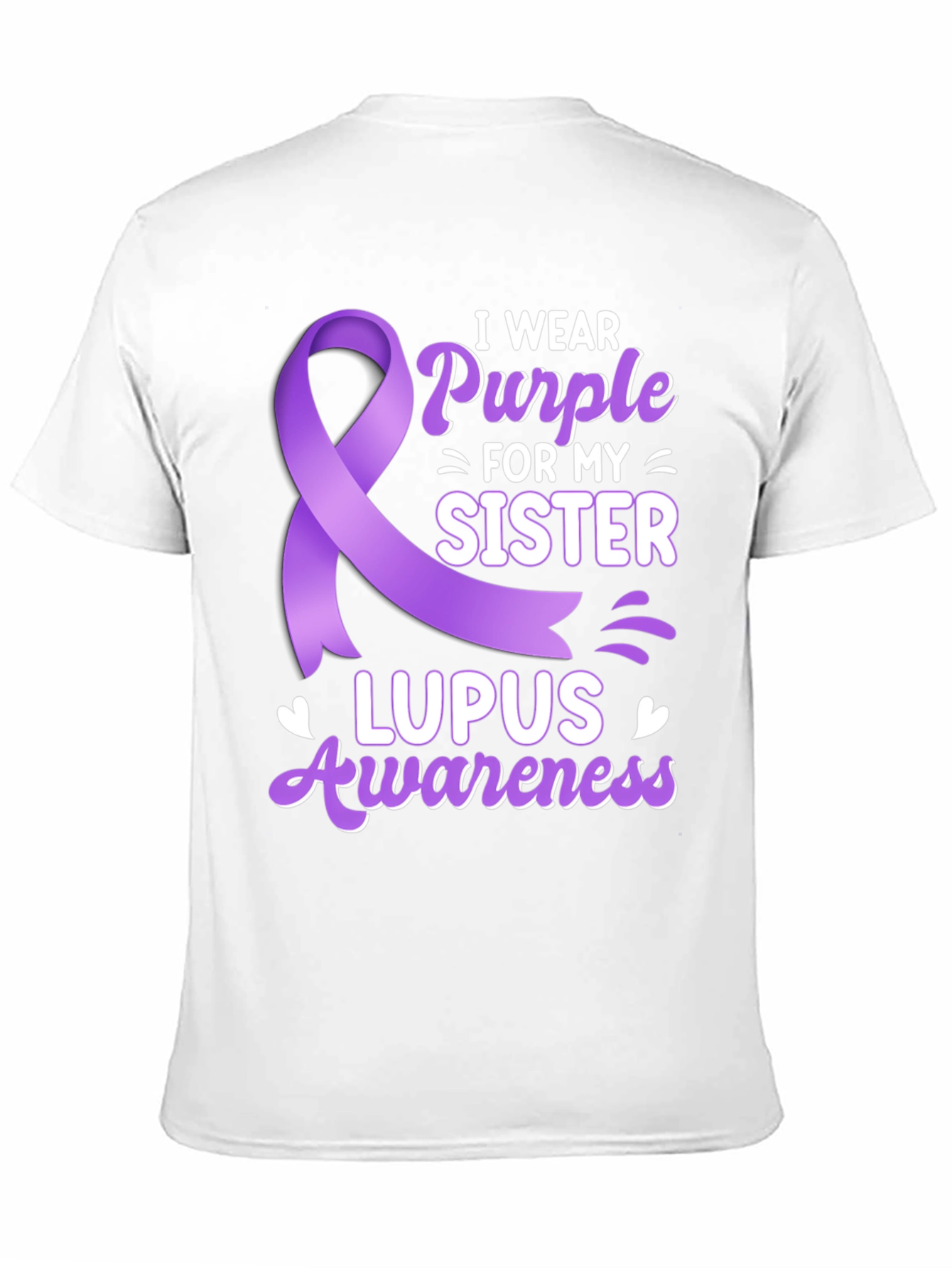 Lupus Awareness T-Shirt - I Wear Purple